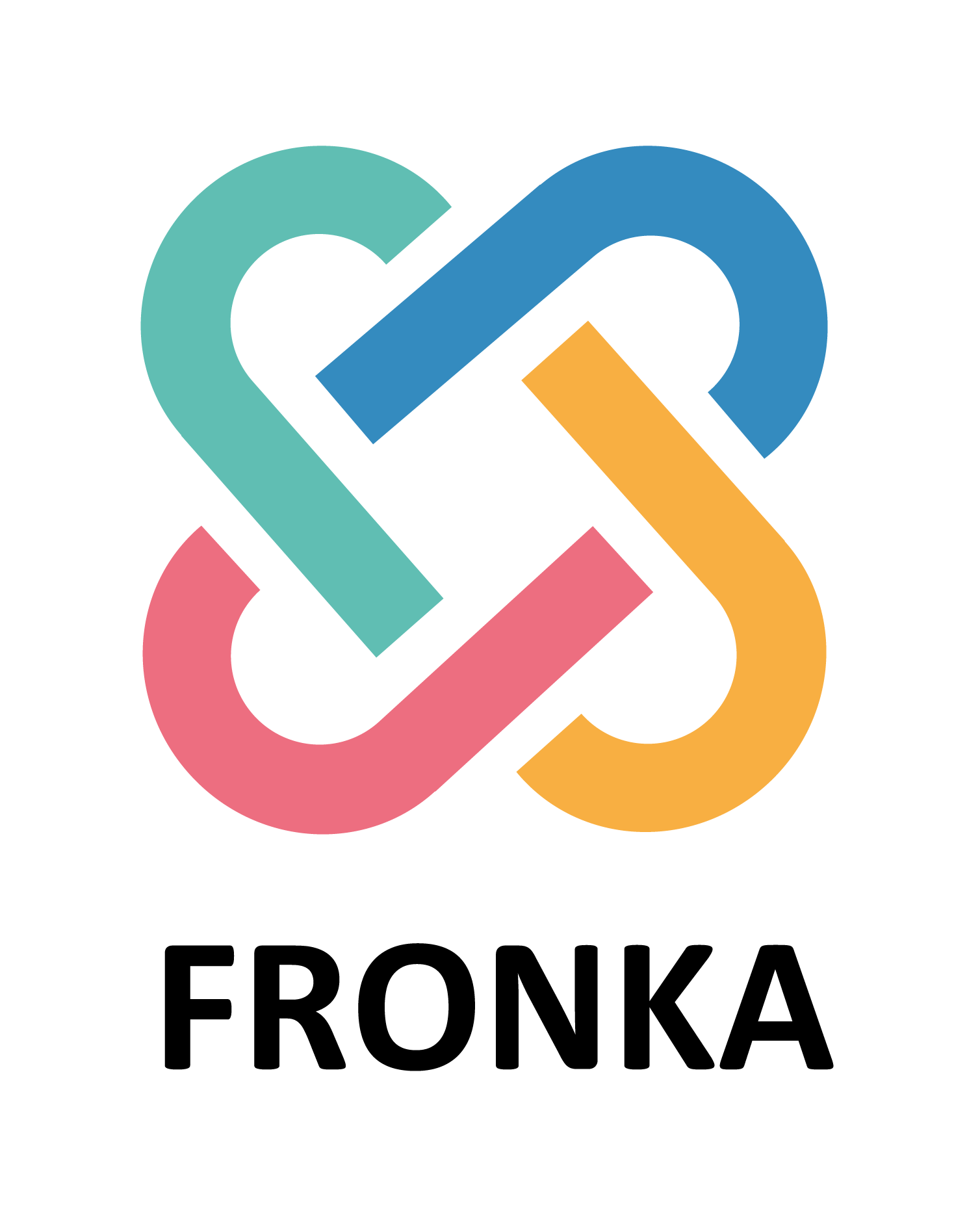 Fronka-logo white background