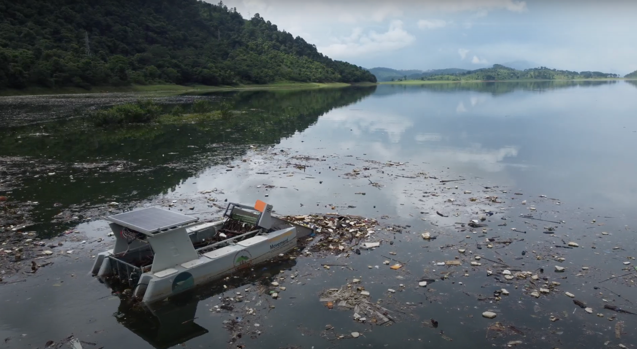 The solar-powered Clearbot uses advanced robotics and AI to collect and analyse waste from diverse locations like India’s Umiam Lake and Hong Kong’s waterways.